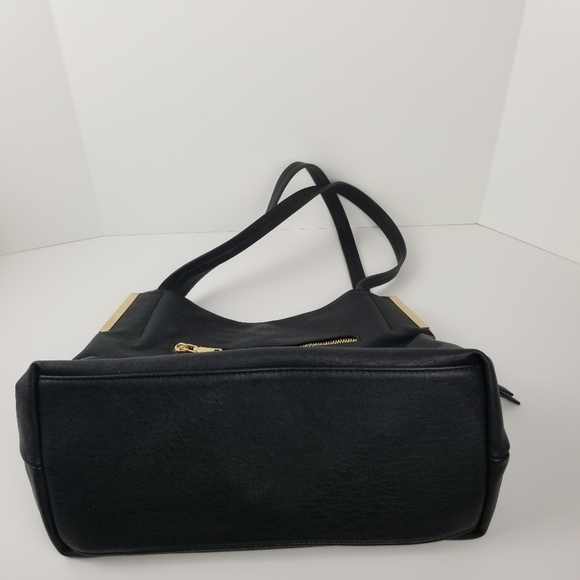 Madison West Shoulder Bag Satchel Black Purse - Picture 3 of 7